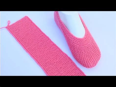 Pantuflas Faciles Tejidas Con Dos Agujas Handmade Diy YouTube