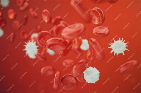 Premium Photo Red Blood Cells Leukocyte Or White Blood Cells Are