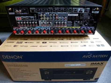 Gray Denon Avr X4700h 8k Ultra Hd 92 Channel Av Receiver At Best Price