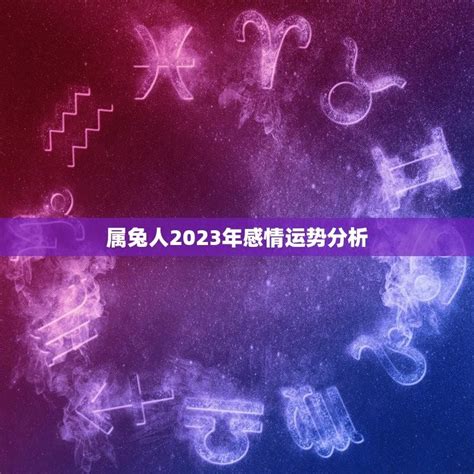 属兔人2023年感情运势分析解读属兔人的婚姻状况 星辰运势