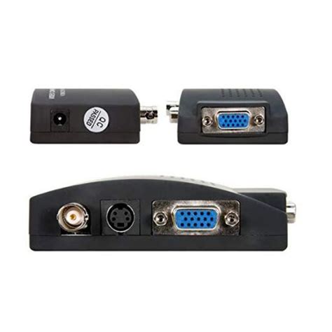 BNC To VGA Video Converter Composite S Video Input To PC VGA Out