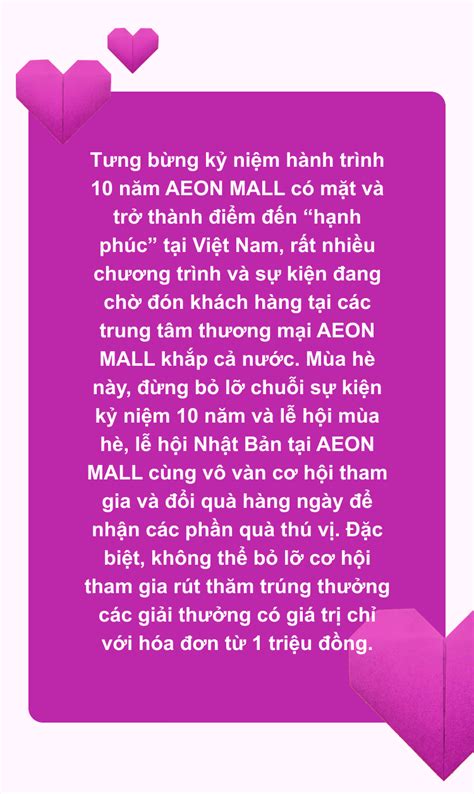 Happiness Mall của AEON MALL và trái ngọt sau 10 năm kiên trì vun đắp