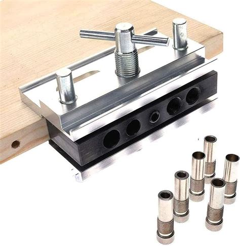 Self Centering Doweling Jig Kit Fast Positioning Precise Drilling Aluminum Alloy Woodworking