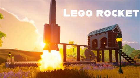 How To Make A Simple Rocket In Lego Fortnite Youtube