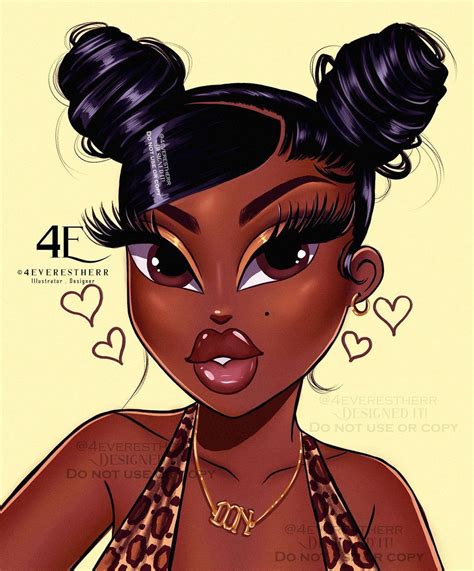 Dope Cartoon Art Black Girl Cartoon Girls Cartoon Art Cartoon Art