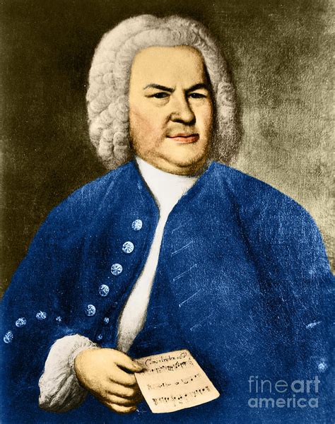 Johann Sebastian Bach German Baroque Photograph By Photo Researchers