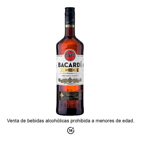 Ron Bacardi Añejo 980 Ml Walmart