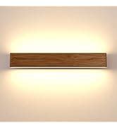 Martll Aplique de pared LED Lámpara de pared Interior Madera Aplique