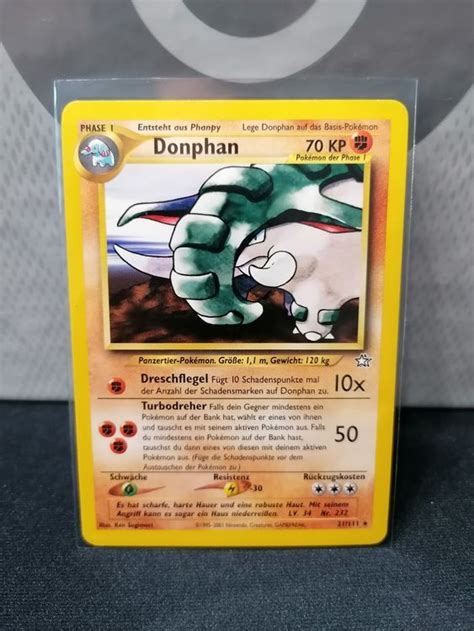 Donphan Neo Genesis Pokemon Karte Kaufen Auf Ricardo