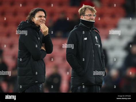 Liverpool Manager Jurgen Klopp Right And Assistant Zeljko Buvac Before The Premier League