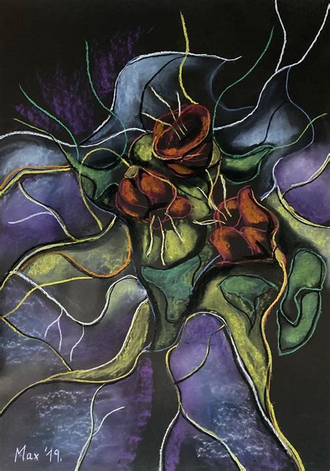 3 flowers Painting by Maksimilijan Maric | Saatchi Art