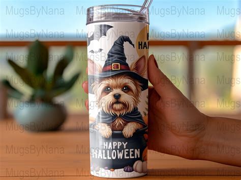 Cute Halloween Dog Digital Download Puppy In Witch Hat Happy