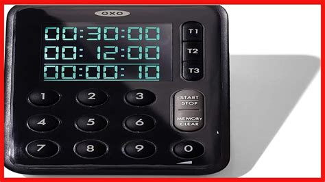 Oxo Good Grips Digital Triple Kitchen Timer Black Youtube