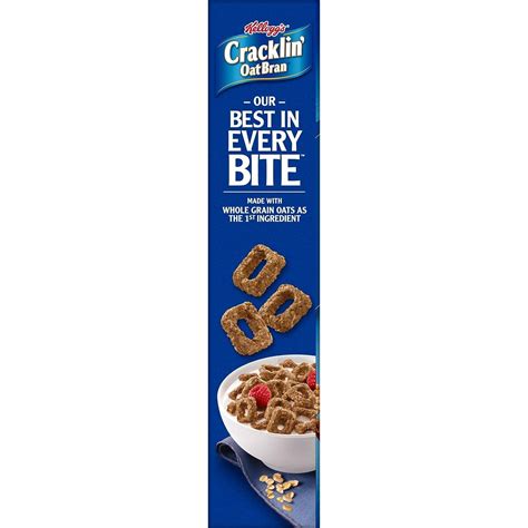 Kellogg S Cracklin Oat Bran Cold Breakfast Cereal High Fiber Cereal 8 Vitamins And Minerals