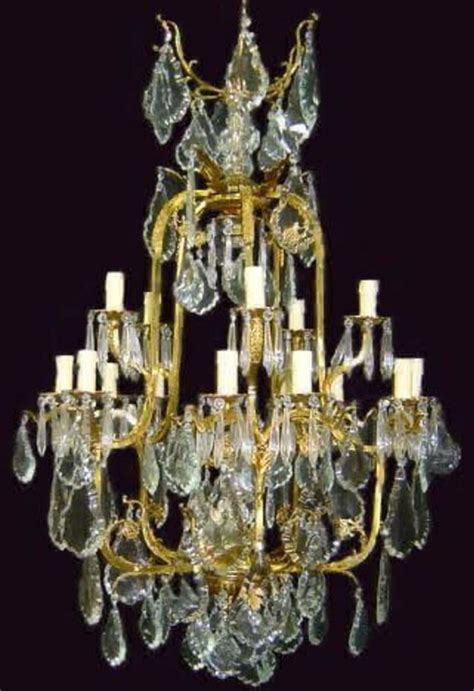 Casa Padrino Lustre Baroque De Luxe En Cristal Or Magnifique Lustre