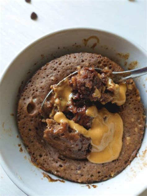 Chocolate Peanut Butter Mug Cake Simply Scrumptious Eats