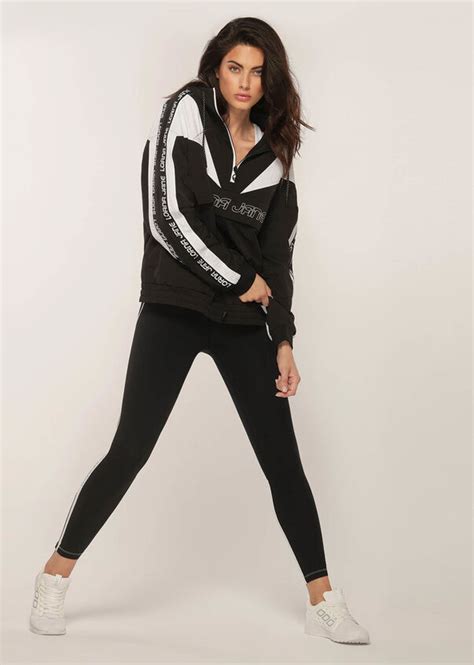 Attitude Track Jumper Black Lorna Jane Usa