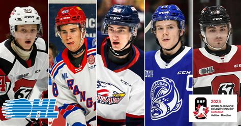 18 OHL players set to compete in 2023 IIHF World Junior Hockey ...