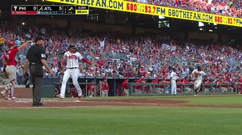 The Braves Score Seven Runs In The First Inning Atlanta