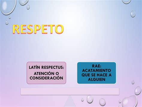 VALOR DEL Respeto PPT