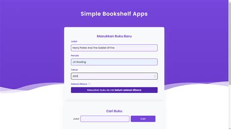 Github Justnada Bookshelf App Bookshelf App For Completing Dicoding