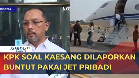 Respons KPK Soal Laporan Dugaan Gratifikasi Kaesang Buntut Pakai Jet