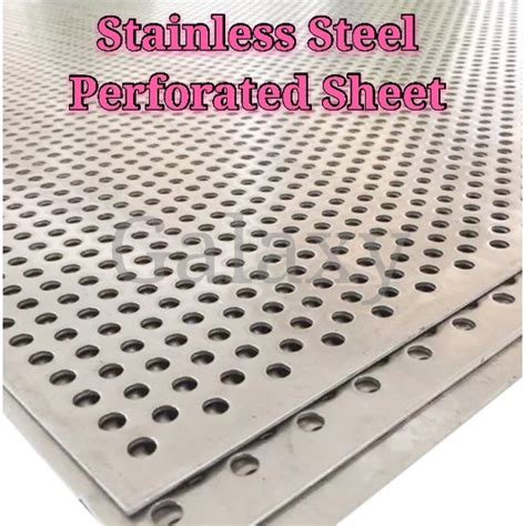 100 ORIGINAL Local Stainless Steel 304 Perforated Steel Sheet