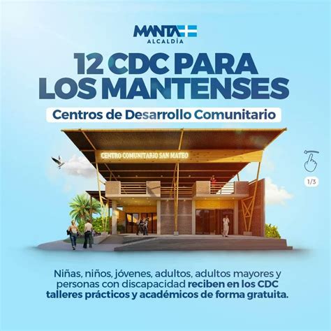 Alcaldía de Manta on Twitter Sabías qué Contamos con 11 CDC activos