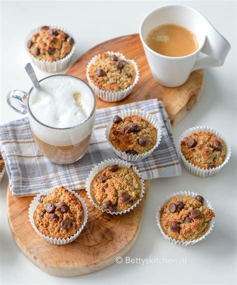 Ontbijtmuffins Met Banaan En Chocolade Artofit