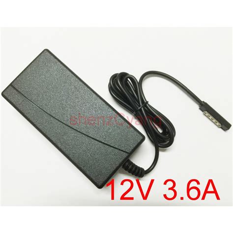 1pcs คุณภาพสูงแท็บเล็ต 12v 3 6a 43w Ac แล็ปท็อปอะแดปเตอร์ชาร์จไฟสำหรับ Microsoft Surface 10 6