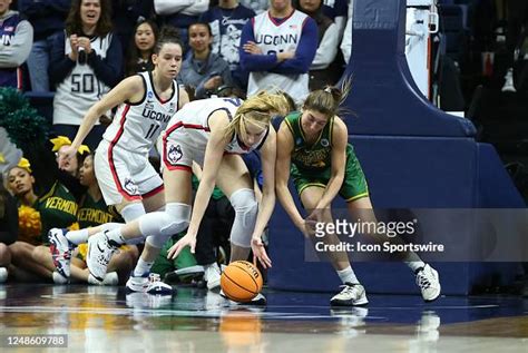 Uconn Huskies Forward Dorka Juhasz And Vermont Catamounts Guard Bella News Photo Getty Images