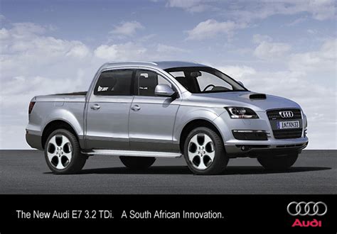 The New Audi E7 4x4 Bakkie