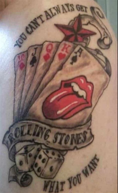 The Rolling Stones Tattoo | Rolling stones tattoo, Stone tattoo, Tattoos