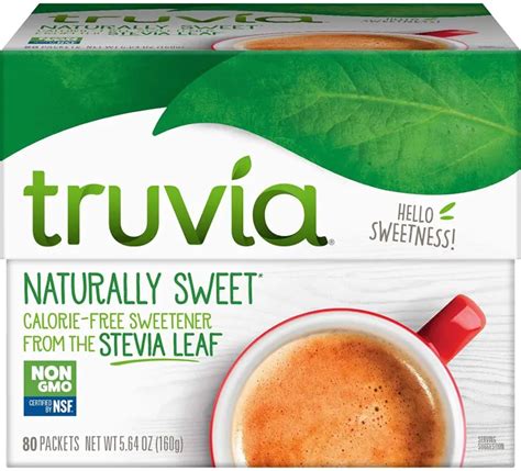 Truvia Natural Stevia Sweetener Packets 80 Count Carton Lazada Ph