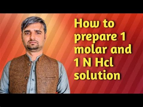 How To Prepare 1M Hcl Solution L 1 Molar Hcl L 1 N Hcl L 1 Normal Hcl L