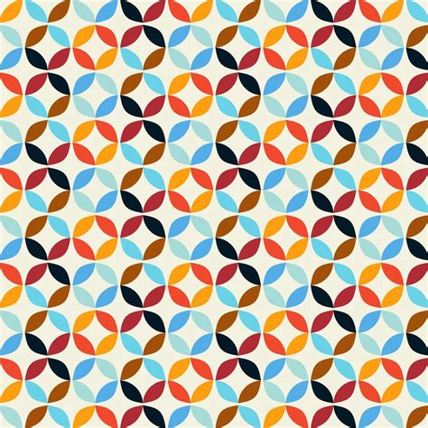 Geometric Retro Circle Pattern Background 830645 Vector Art At Vecteezy