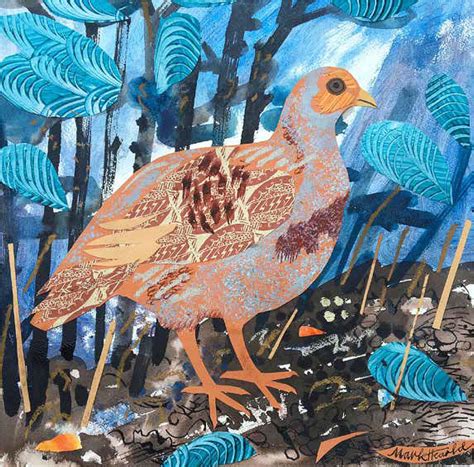 Mark Hearld Grey Partridge Collage Uk