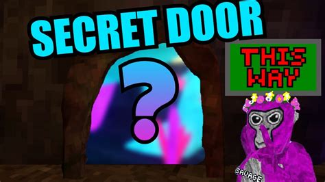 Gorilla Tag S Secret Door Youtube