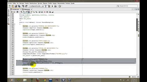 Como Leer Datos En Java Youtube