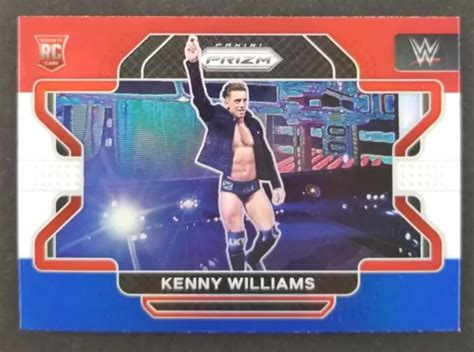 CARTE ROUGE BLANC Bleu Kenny Williams RC 2022 Panini Prizm WWE