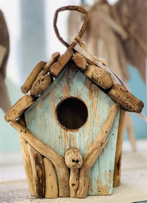 Driftwood Birdhouse The Salty Seahorse Obx