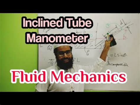 Inclined Tube Manometer And Its Sensitivity Youtube