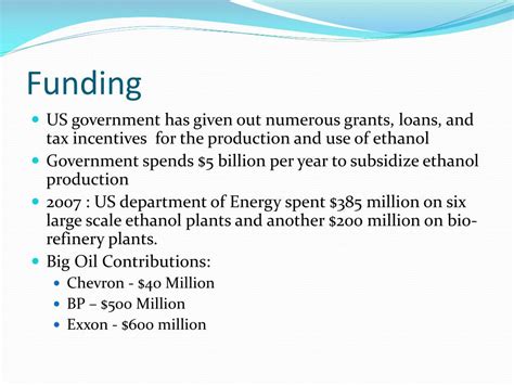 Ppt The Fuel Of The Future Starch Ethanol Vs Cellulosic Ethanol