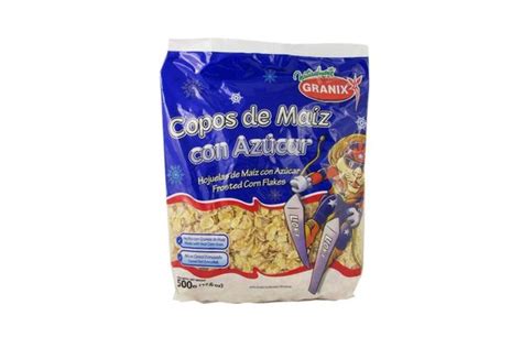 Cereal Copos Maíz Azucarados Granix 500 Gr En Tienda Inglesa