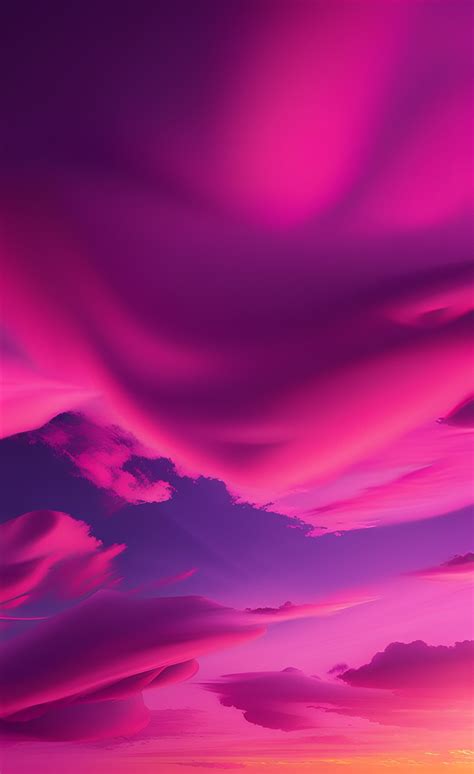 Pink Sunset Clouds iPhone Wallpaper 4K – EĞİTİM KÜLTÜR