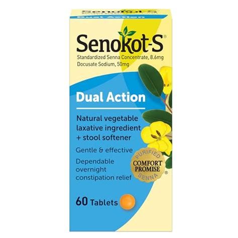 Senokot S Gentle Dependable Dual Action Stool Softener