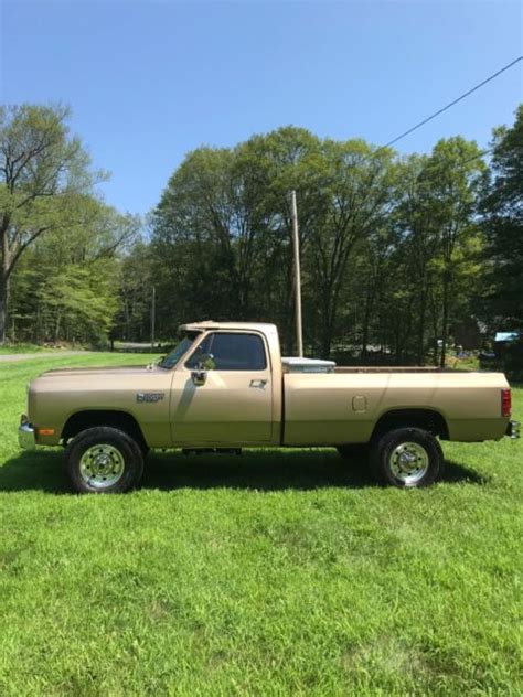 1990 Dodge W250 Cummins Diesel 5speed Classic Dodge Other Pickups