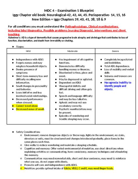 Mdc Exam Blueprint Mdc Examination Blueprint Iggy Chapter