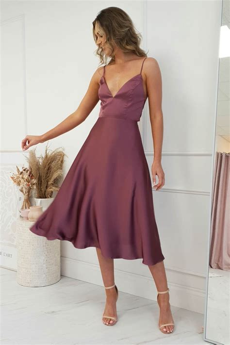 Romantic Dresses Date Night Wedding Guest Midi Dresses Dress Code