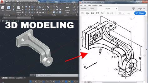 Autocad 2019 3d Tutorial For Beginners How To Create 3d Model In